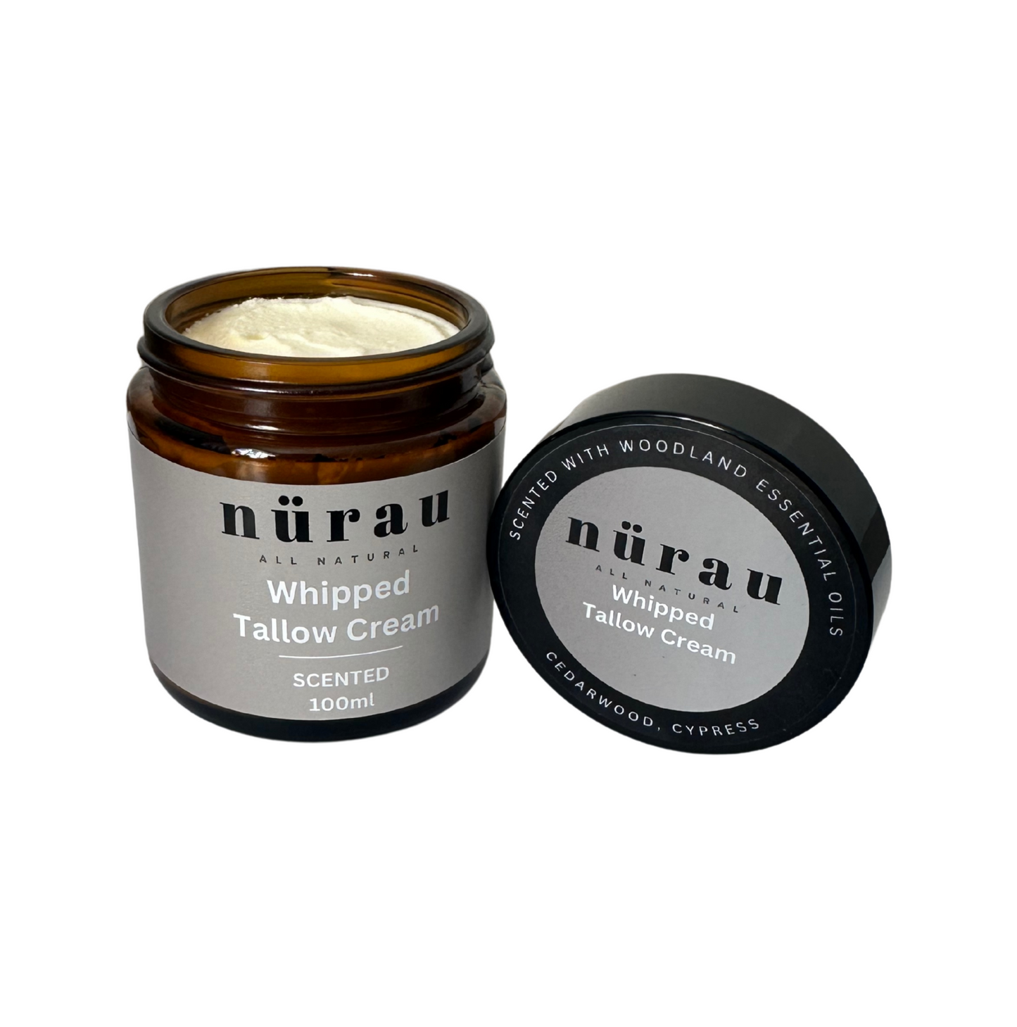 100ml Tallow Skin Cream | Whipped Tallow Skin Cream | Nurau