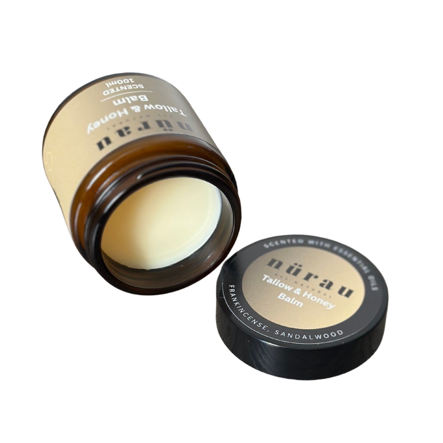 100ml Tallow and Honey Balm | Halal Tallow Balm | Nurau