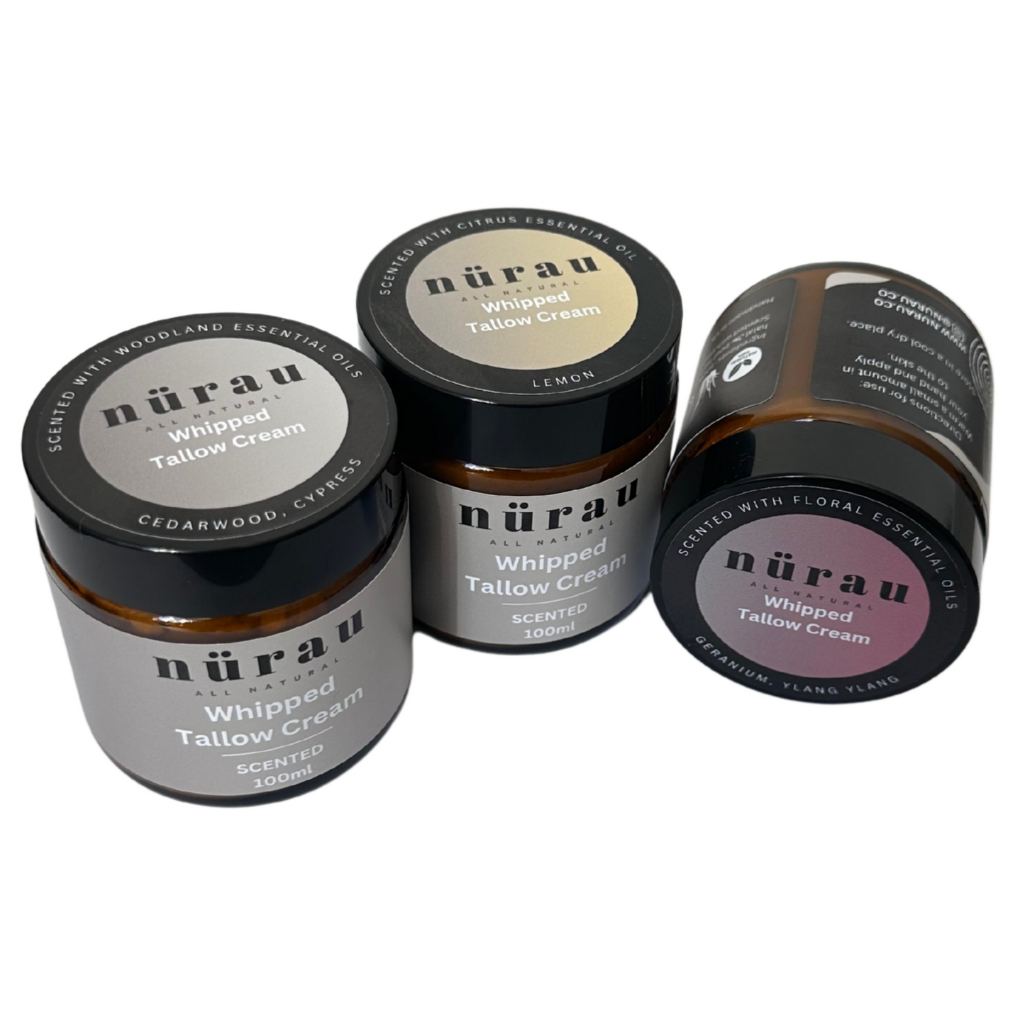 100ml Tallow Skin Cream | Whipped Tallow Skin Cream | Nurau
