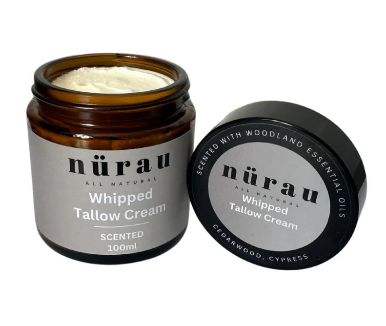 Handmade Men's Gift Set: Whipped Tallow Cream, Essential Oil Soaps