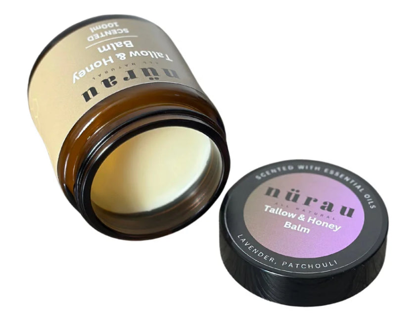 Handmade Skincare Gift Set: Lavender Soap, Tallow Balm & Lip Balm