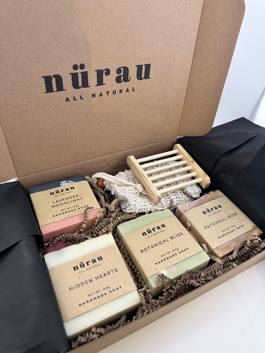 Handmade Soap Gift Set for Her: Natural Essential Oils, Vegan Soaps
