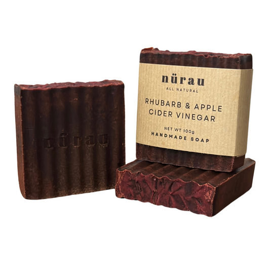 Apple Cider Vinegar Soap | Rhubarb Soap | Nurau